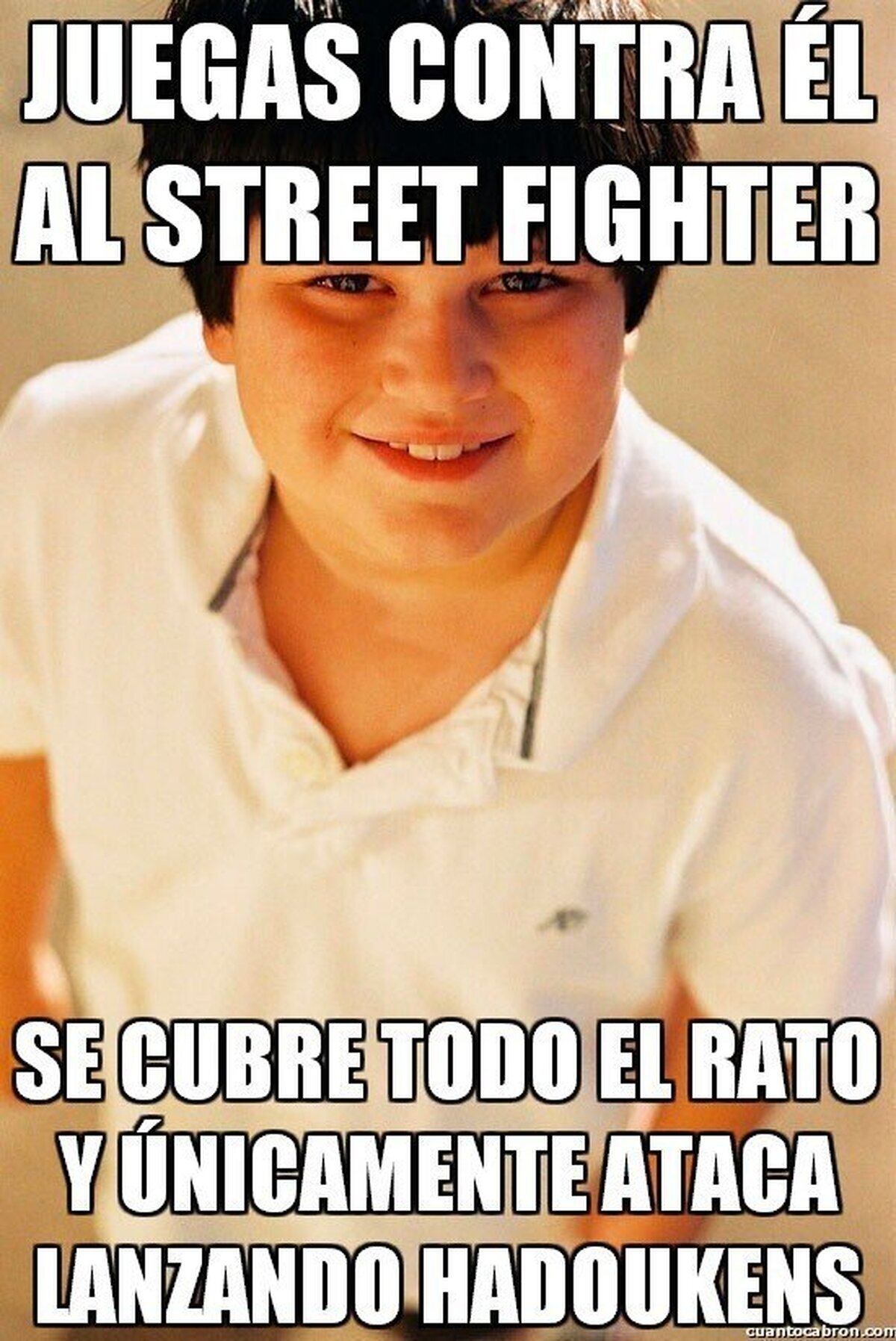 Hasta que le metas un ''shoryuken'' en la boca y deje de hacer estas cosas