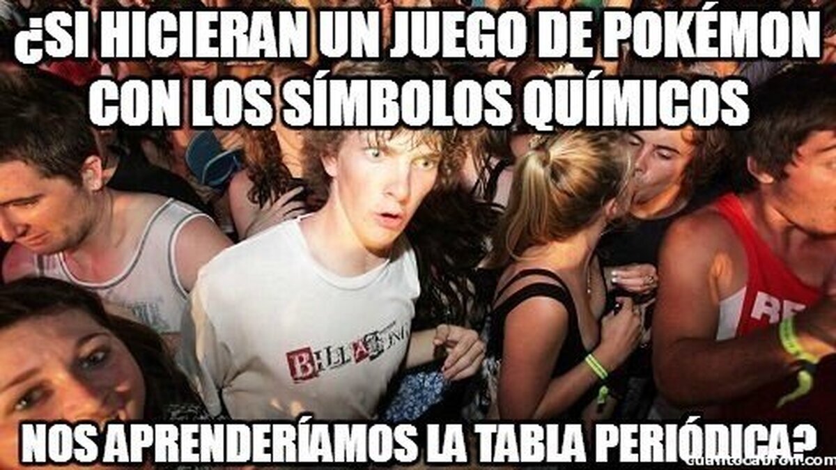 Nos sabríamos hasta las valencias químicas