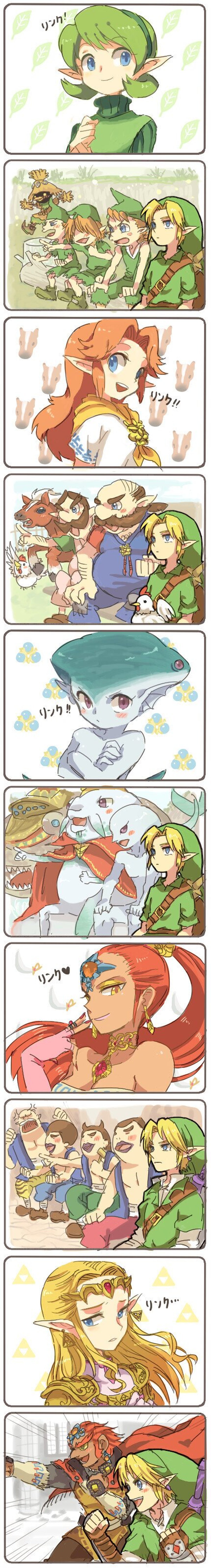 Link nunca supo elegir bien