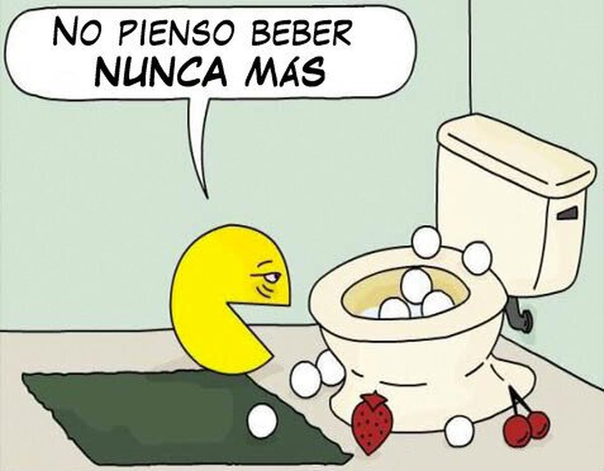 Hasta PAC-MAN se pilla sus pedos