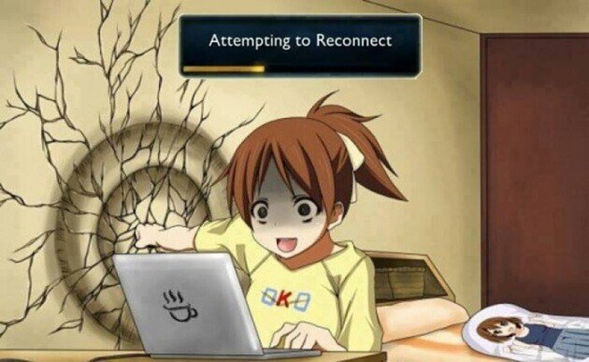 Ésta es tu reacción cuando pides la conexión
