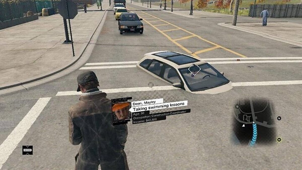 Civiles de Watch Dogs que se toman muy en serio su ocupación