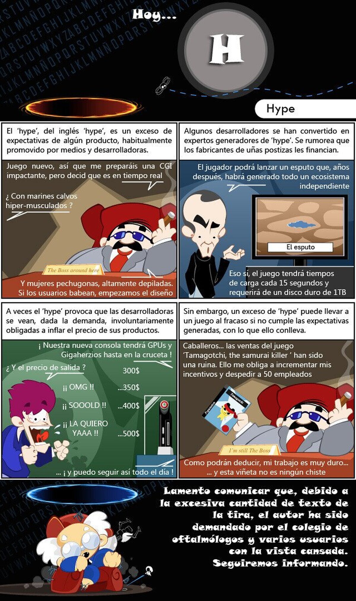 Hoy en lenguaje gamer: Hype