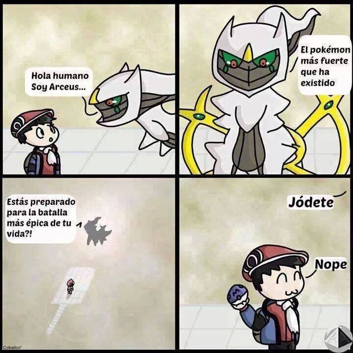 A Arceus no le gustan las Masterballs