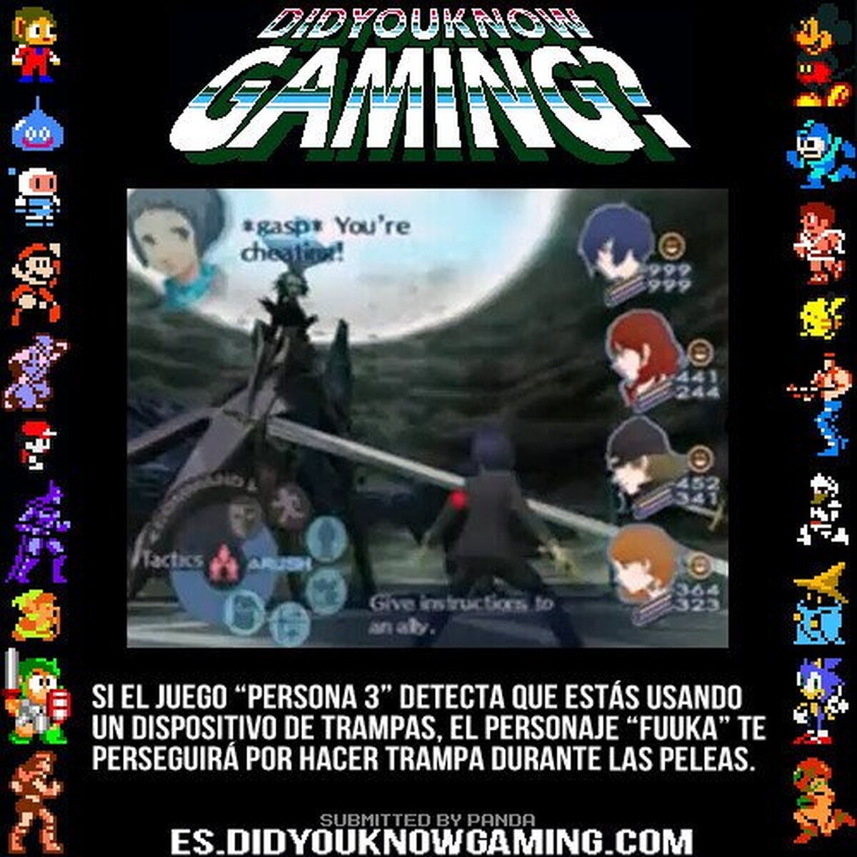 En Persona 3 no puedes piratear tan fácilmente