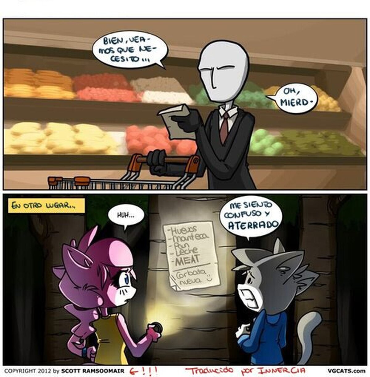 Slender y sus despistes...