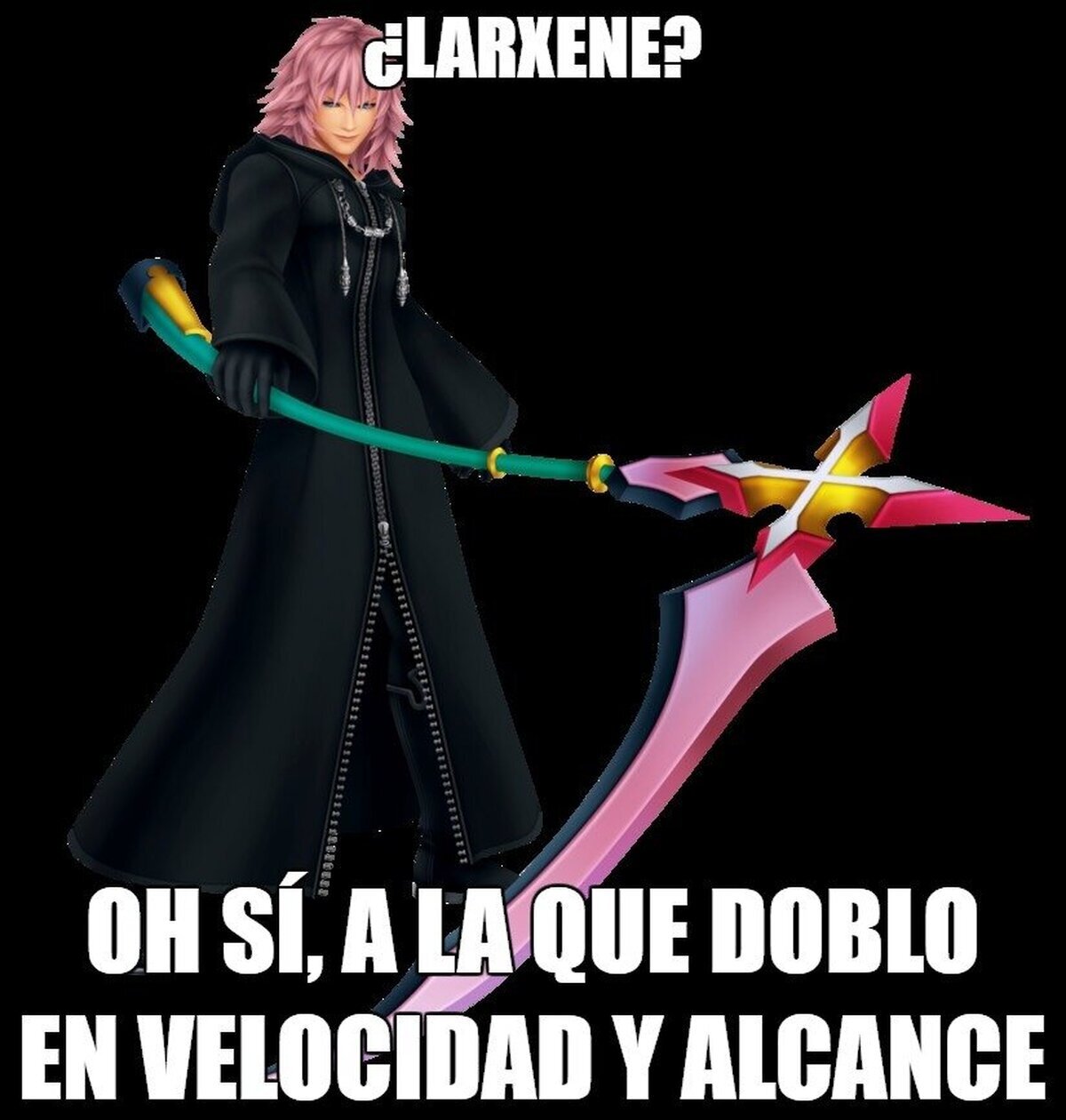 Pues sí Larxene era difícil...