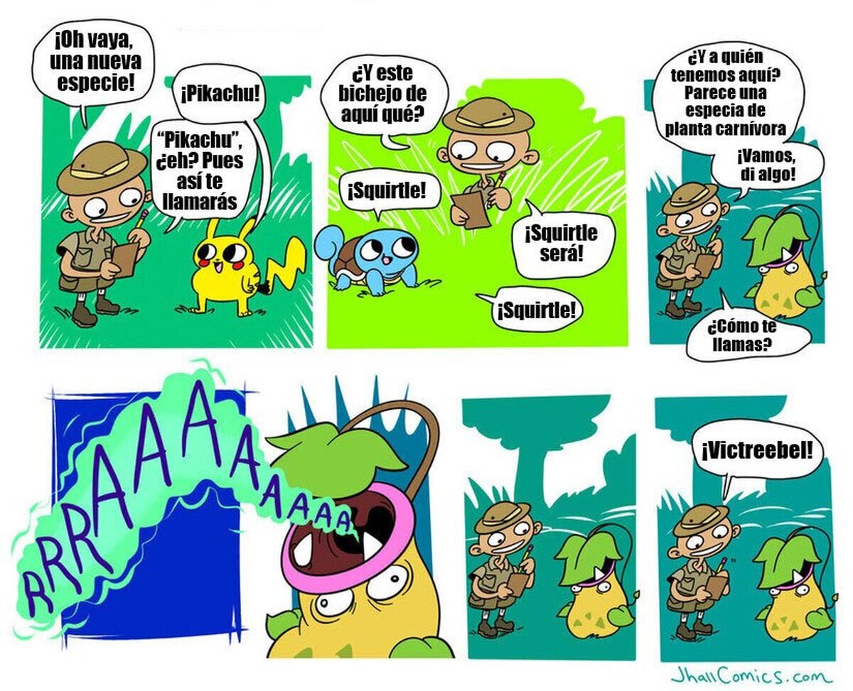 Bautizando a los primeros Pokémon