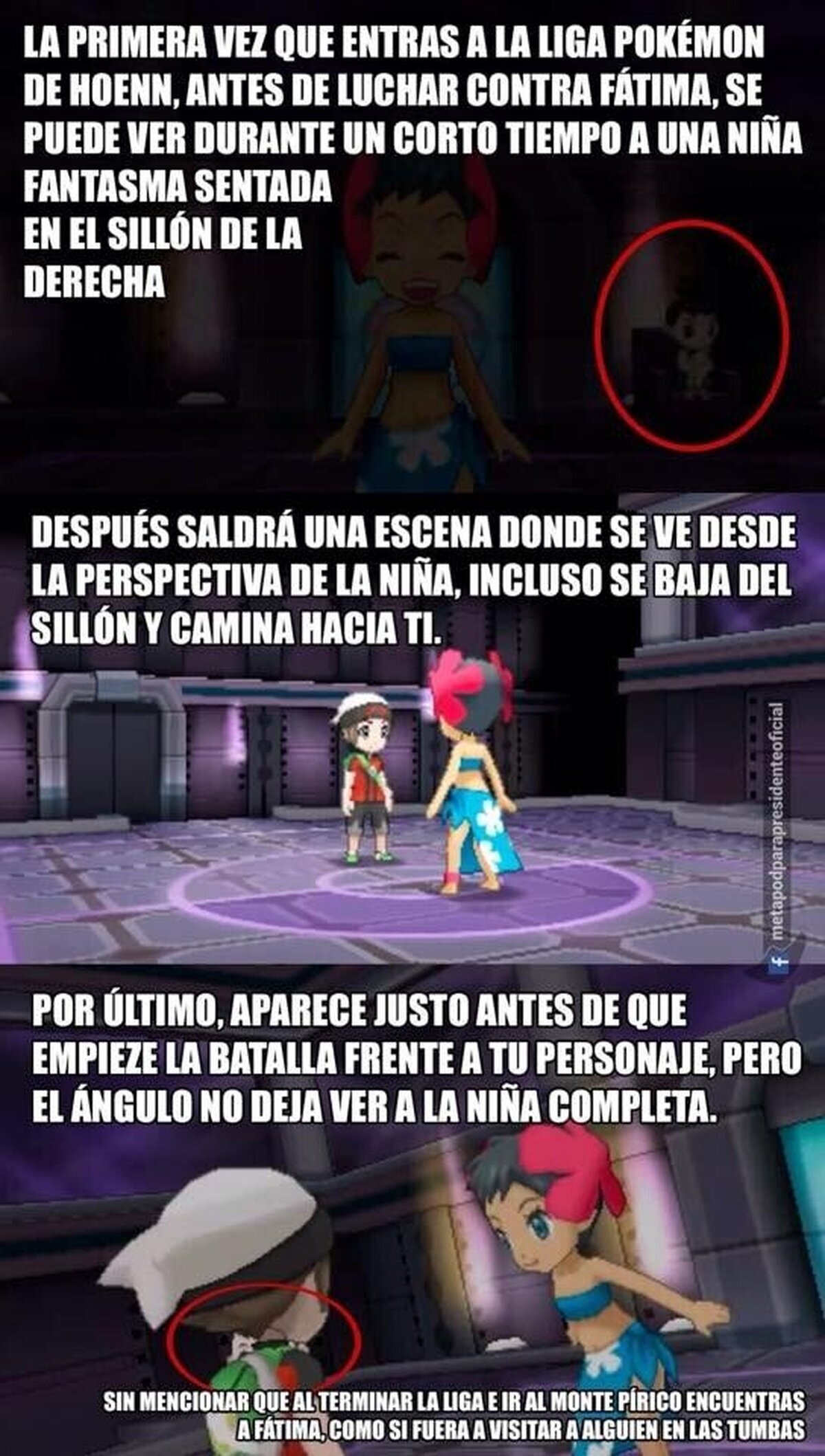 Pokémon y sus fantasmas