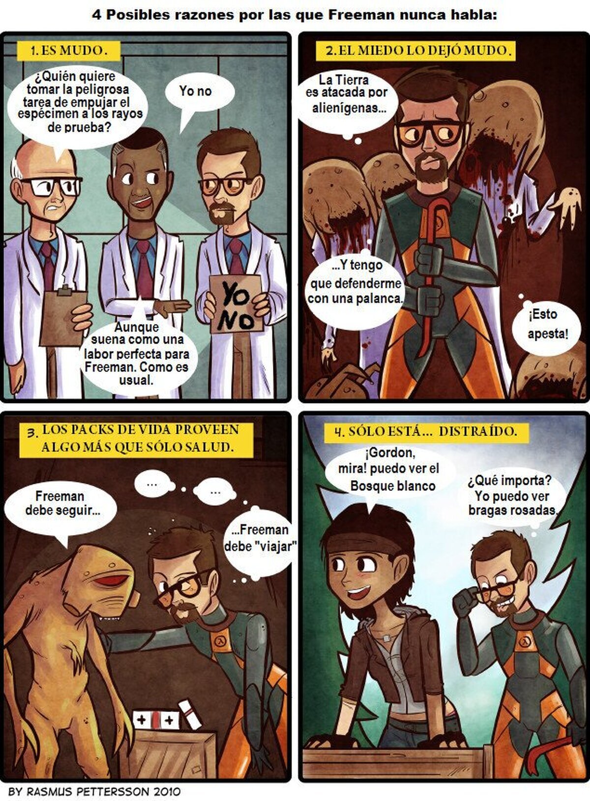 ¿Por qué Gordon Freeman nunca habla?
