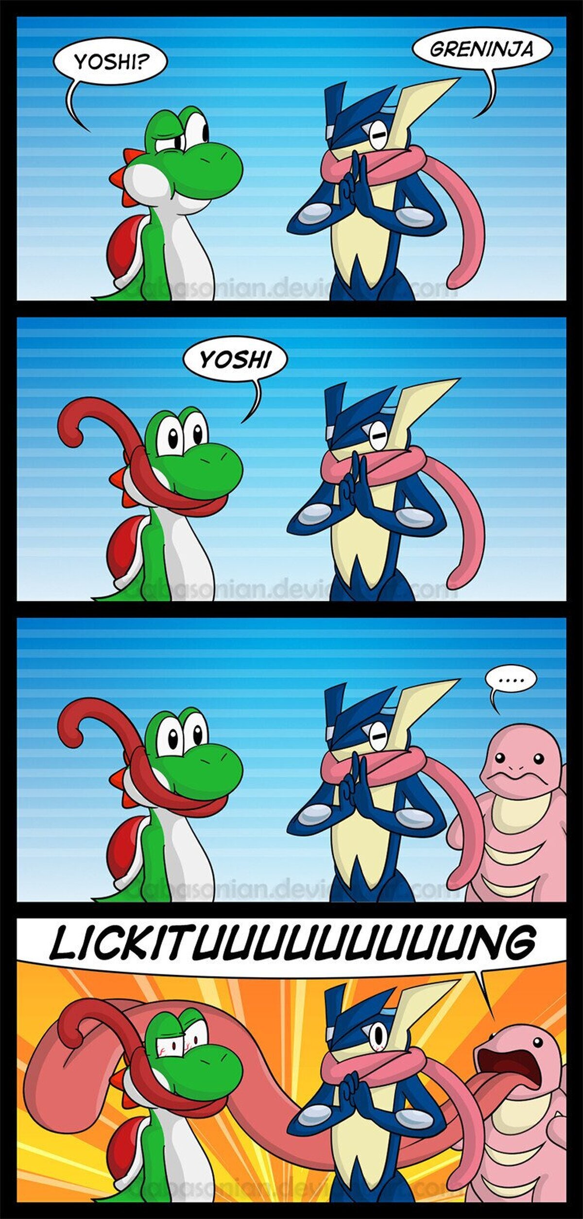El verdadero campeón de la lucha de lenguas ha llegado a Super Smash Bros