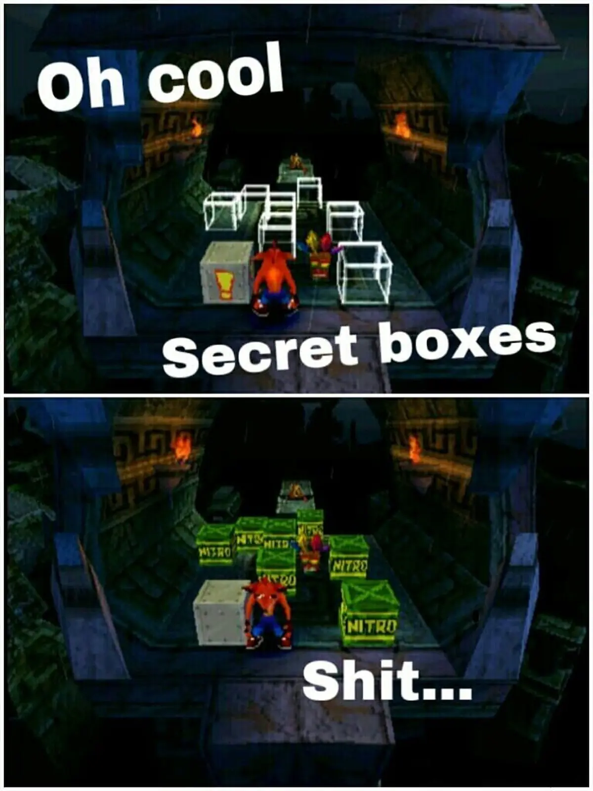 Lo peor que te podía pasar en el Crash Bandicoot