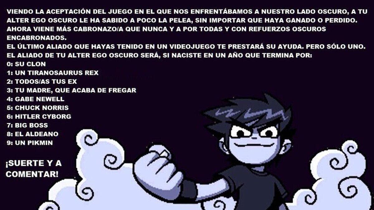 Segunda pelea contra nuestro lado más oscuro