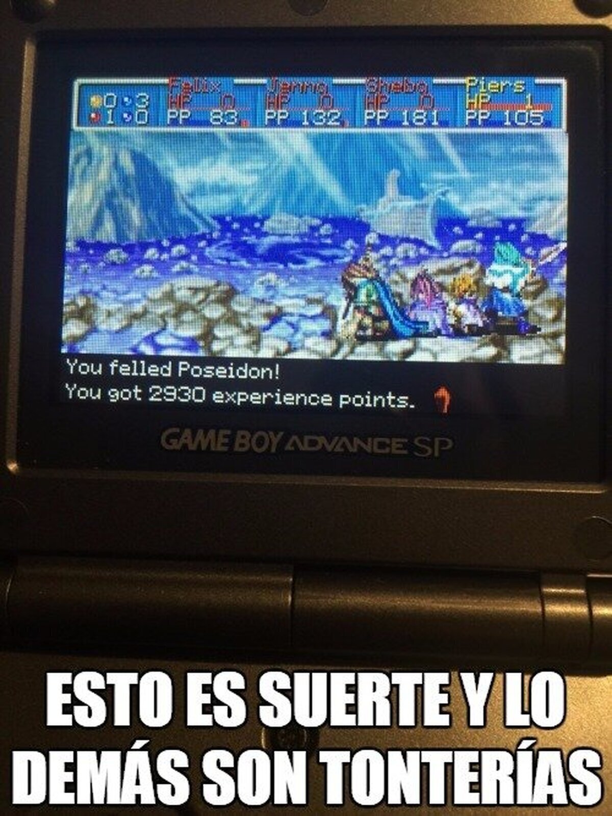 Salvando la partida y el combate por la mínima más mínima