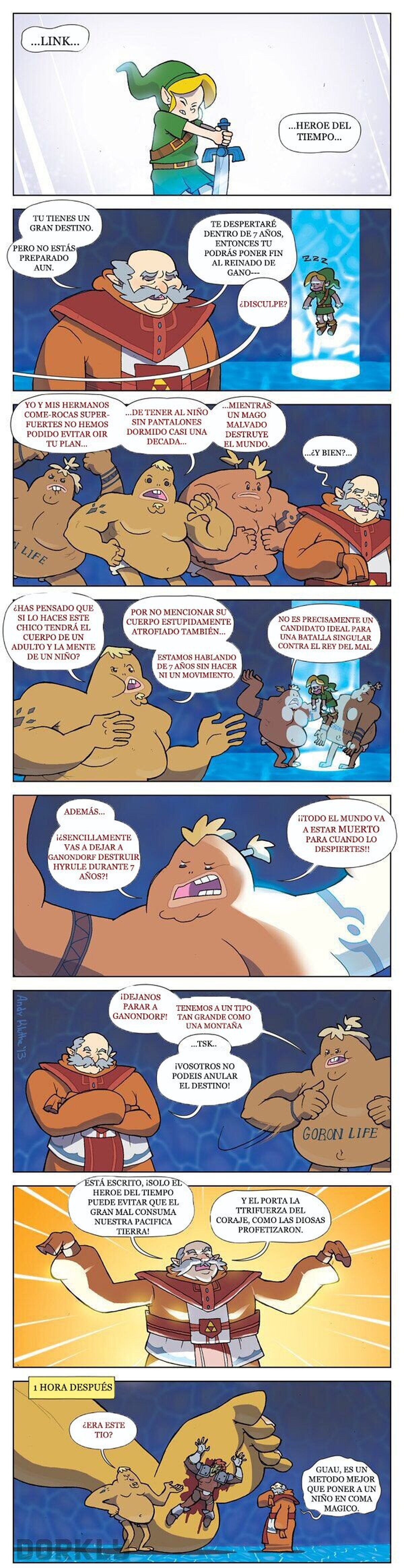 ¿Quién necesita al Héroe del Tiempo existiendo los Goron?
