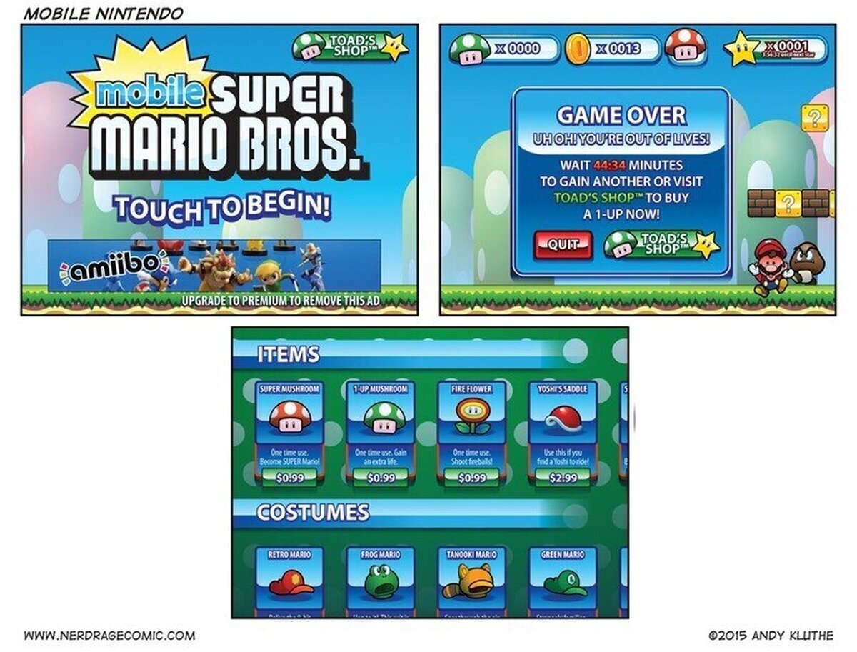 Los juegos de Nintendo en móviles, ¿aterrador?