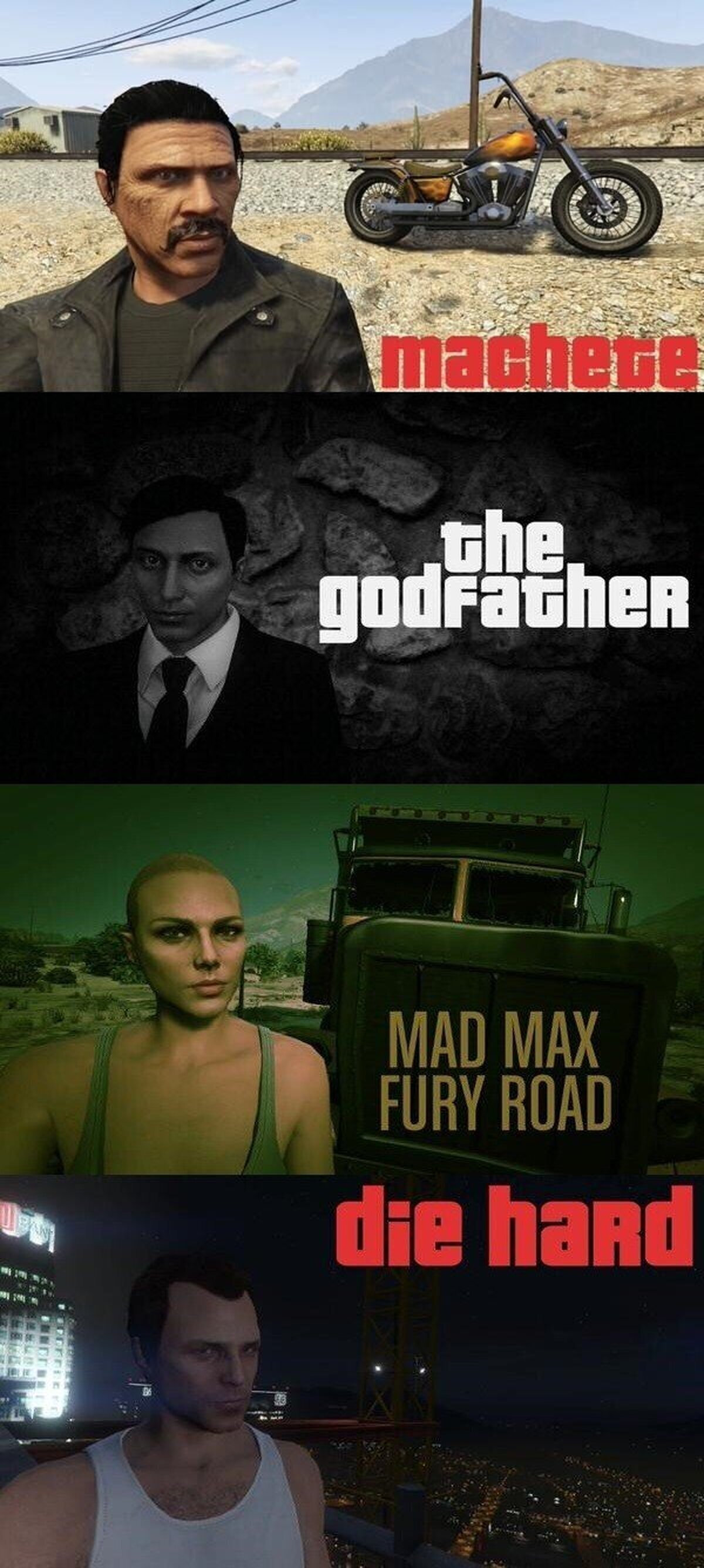 Geniales recreaciones de personajes de películas en GTA Online