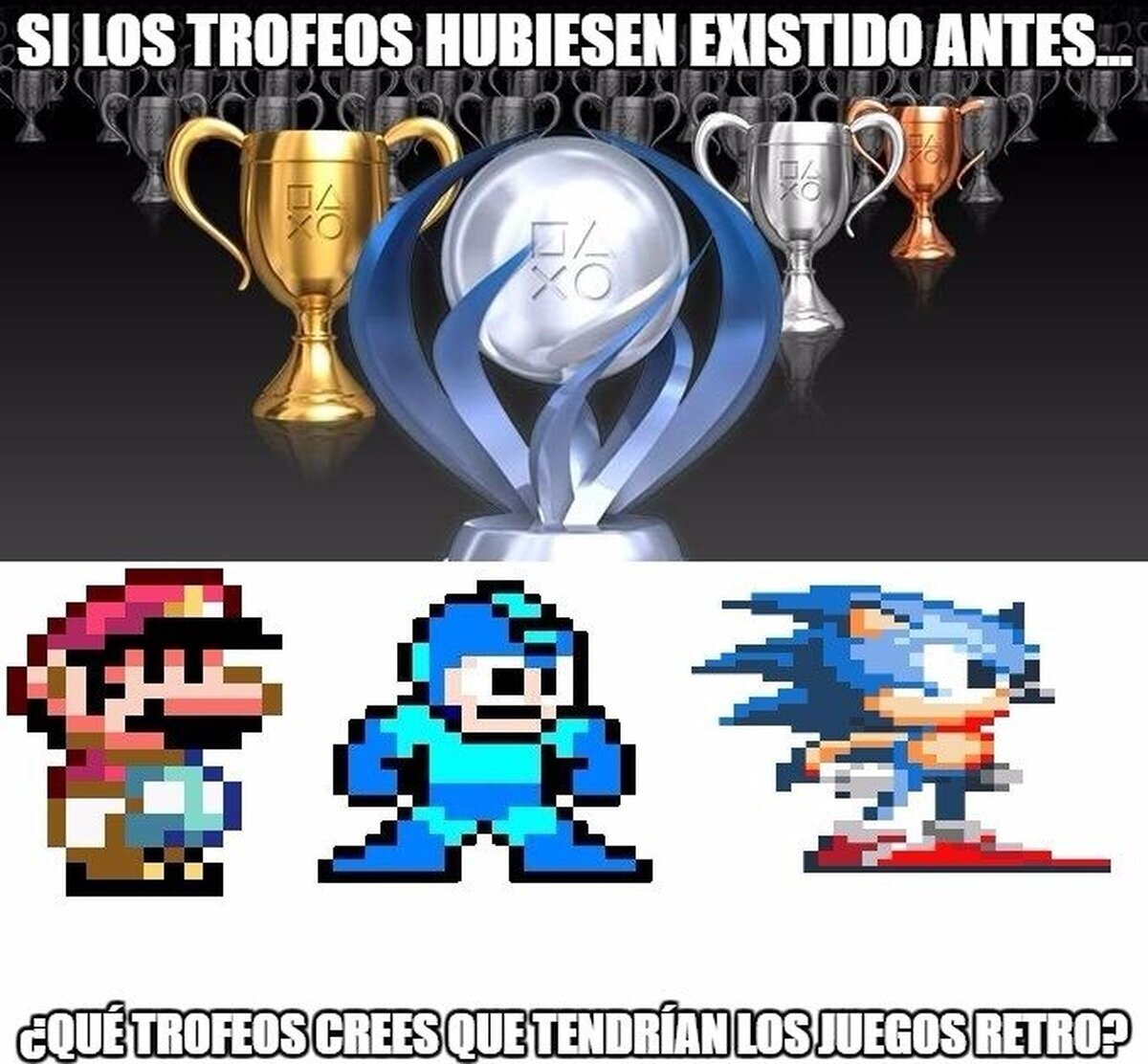 ¿Trofeos en juegos retro? ¿Cuáles crees que podrían haber existido?