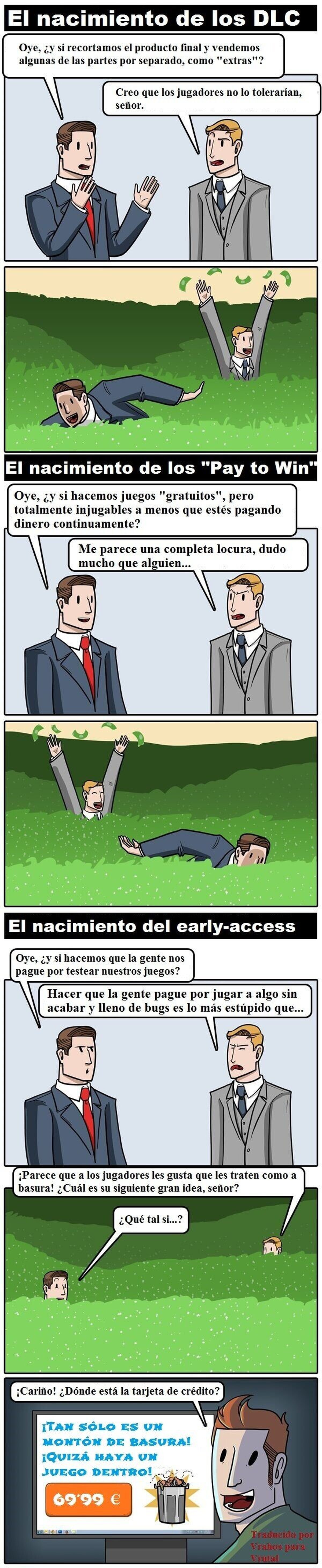 Y así se explica la evolución de la industria de los videojuegos hasta hoy