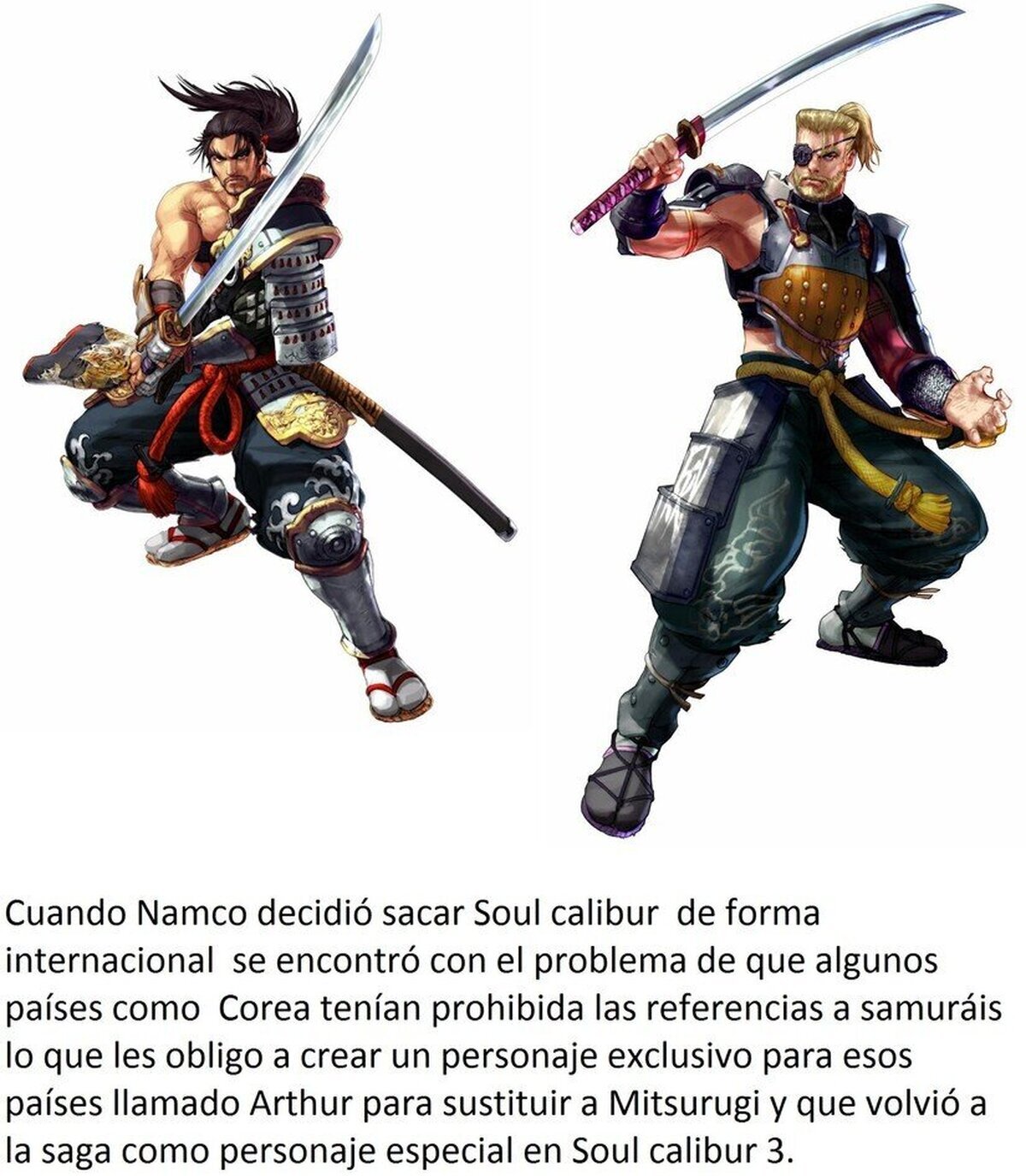 La curiosa relación entre Mitsurugi y Arthur