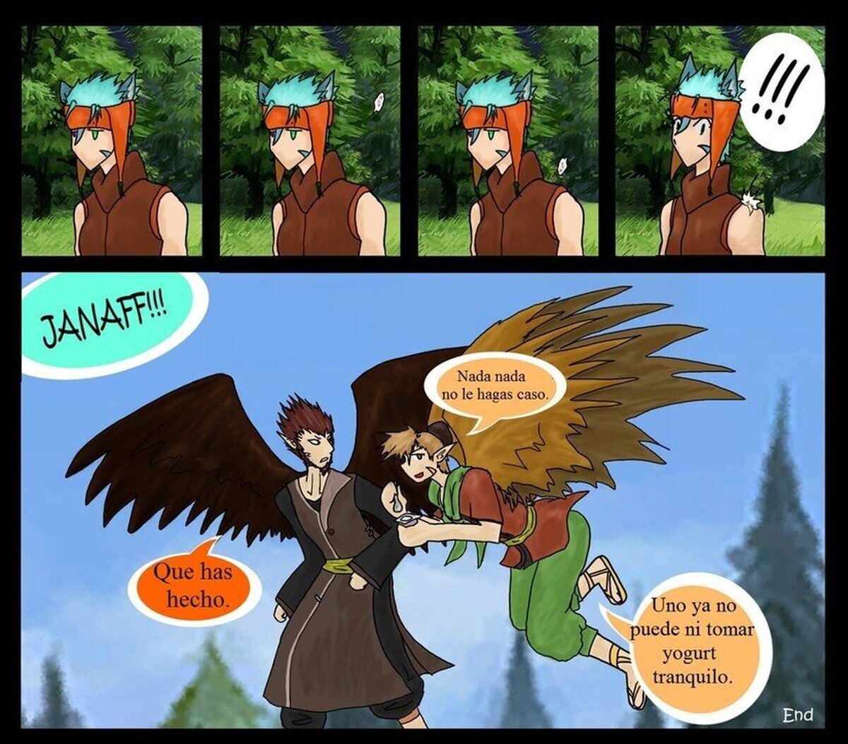 Ser medio pájaro tiene sus ventajas