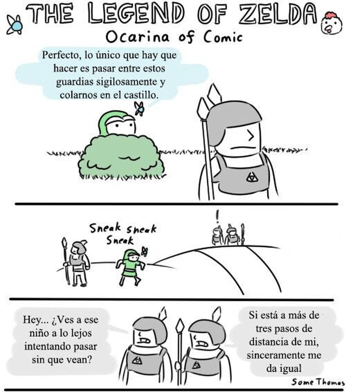 Se nota que los soldados de Hyrule son funcionarios
