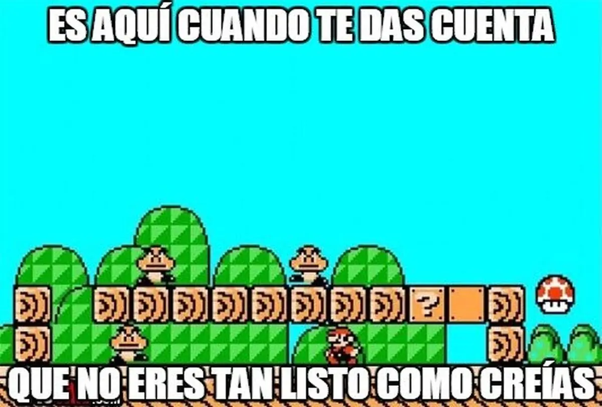 Curas de humildad cortesía de Super Mario Bros 3