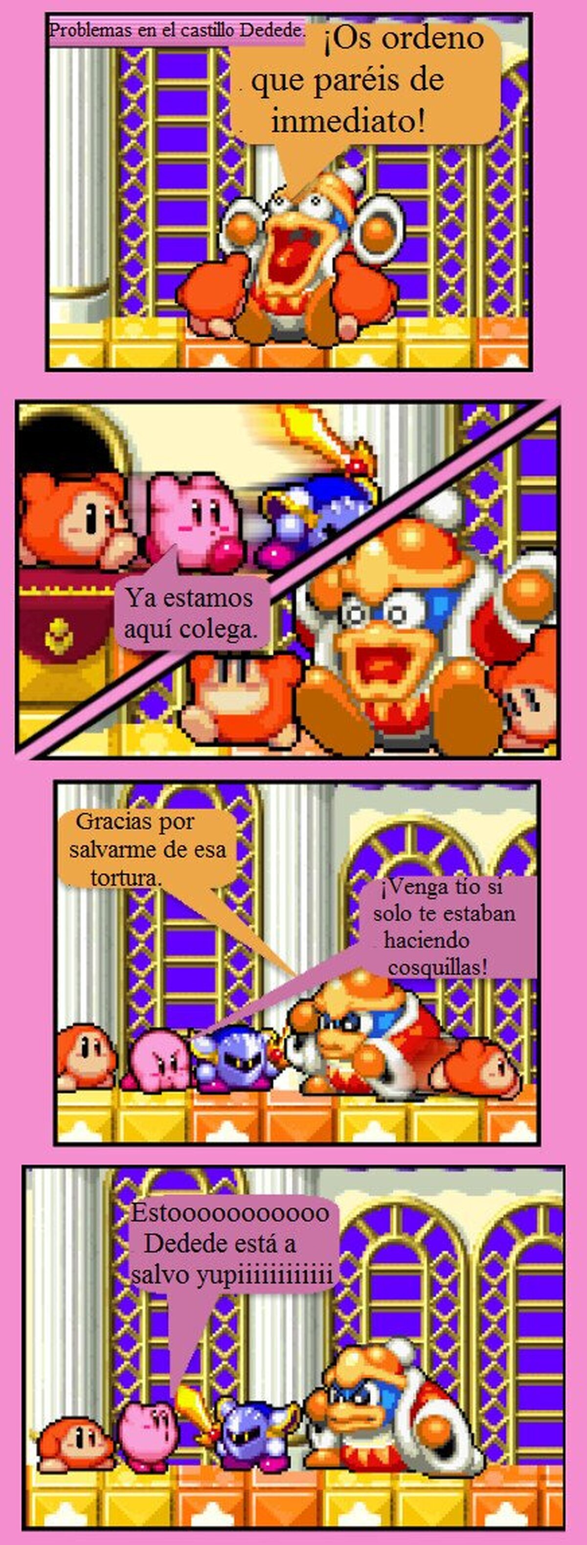 Dedede no puede estar seguro ni en su propio castillo