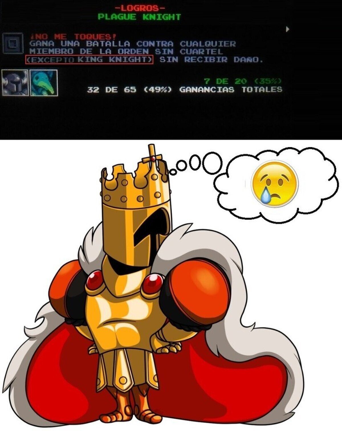 Creo que Yacht Club Games no le tiene mucho cariño a King Knight
