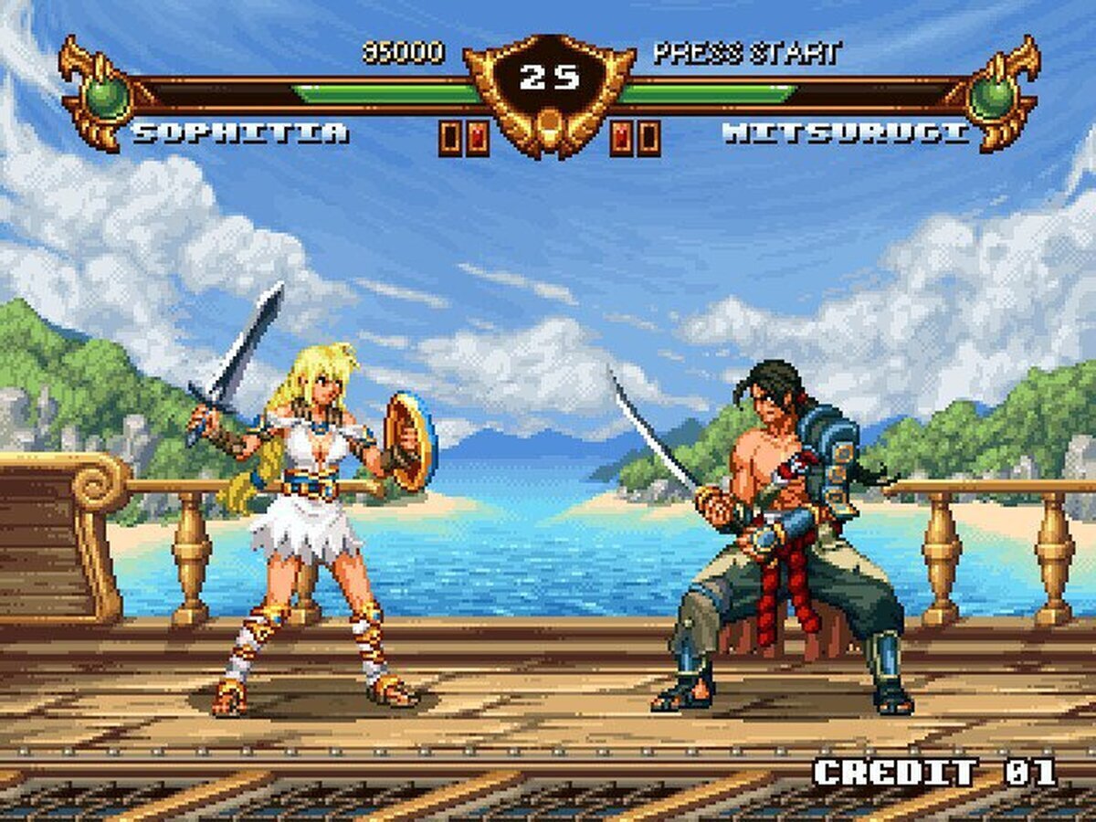 ¿Soy el único al que le encantaría ver Soul Calibur en 2D?