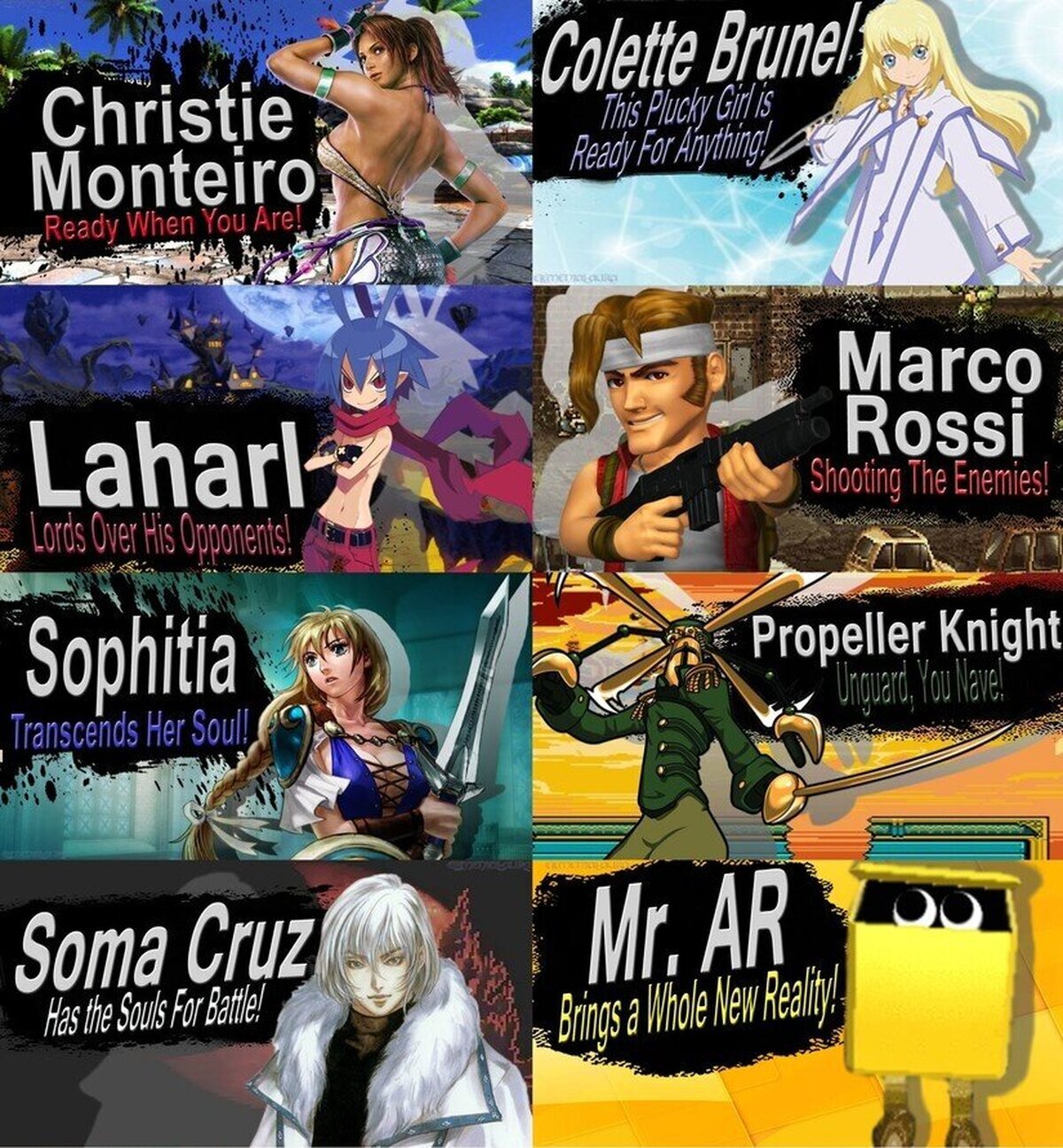Cuando no pones a nadie a vigilar la entrada a Super Smash Bros...
