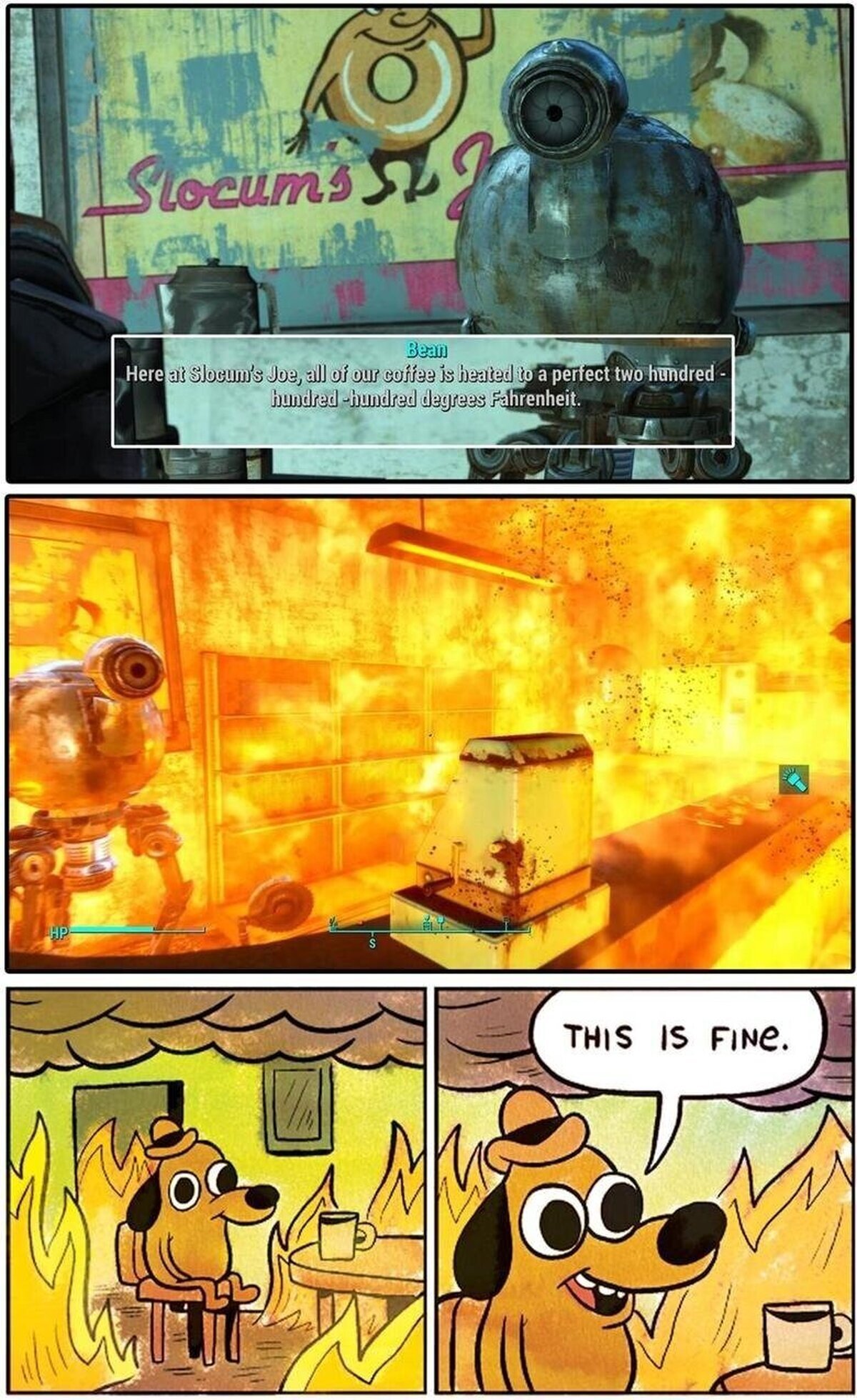 El café del Yermo siempre bien calentito