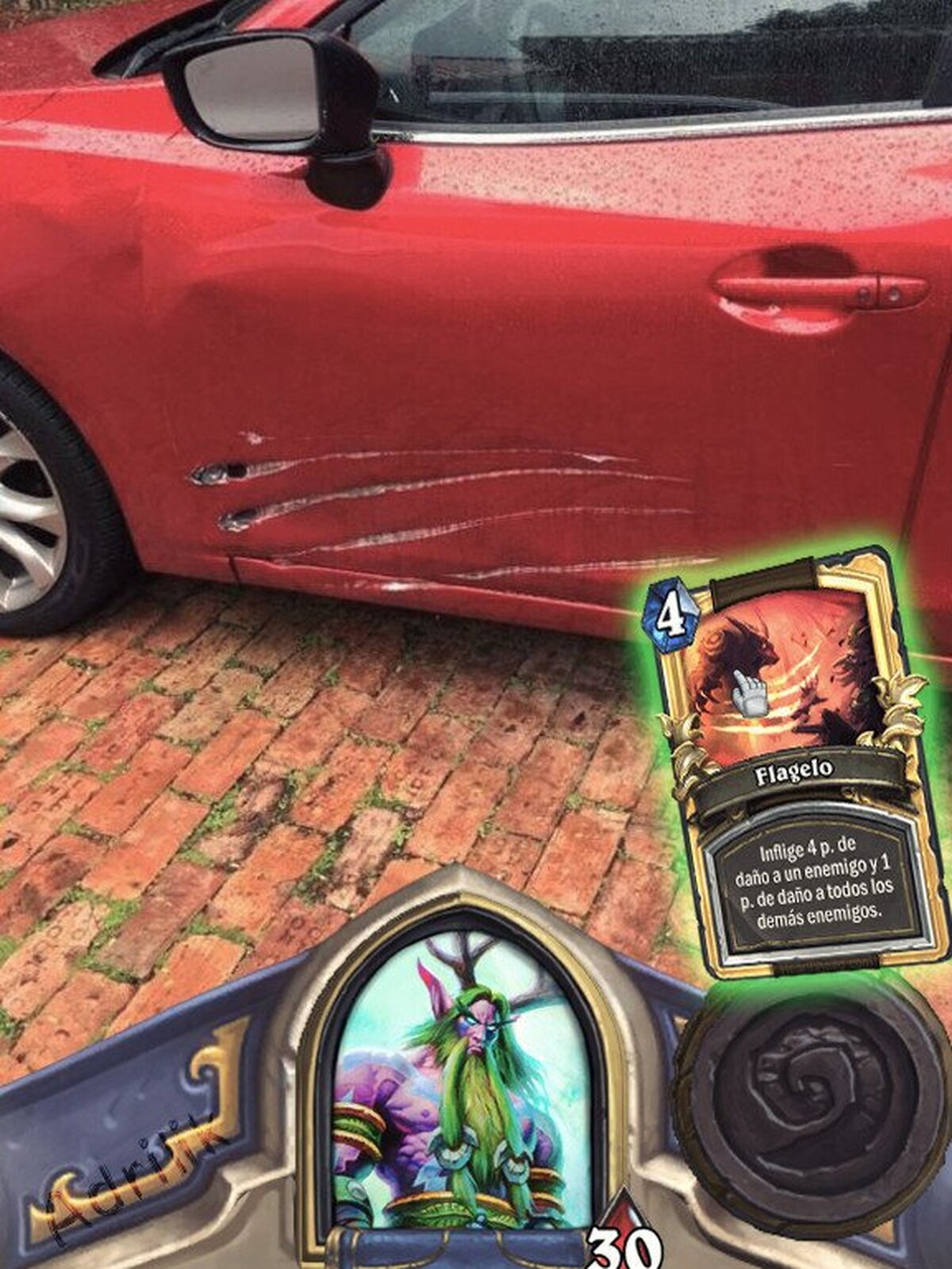 No enfades a Malfurion o le pasará esto a tu coche...