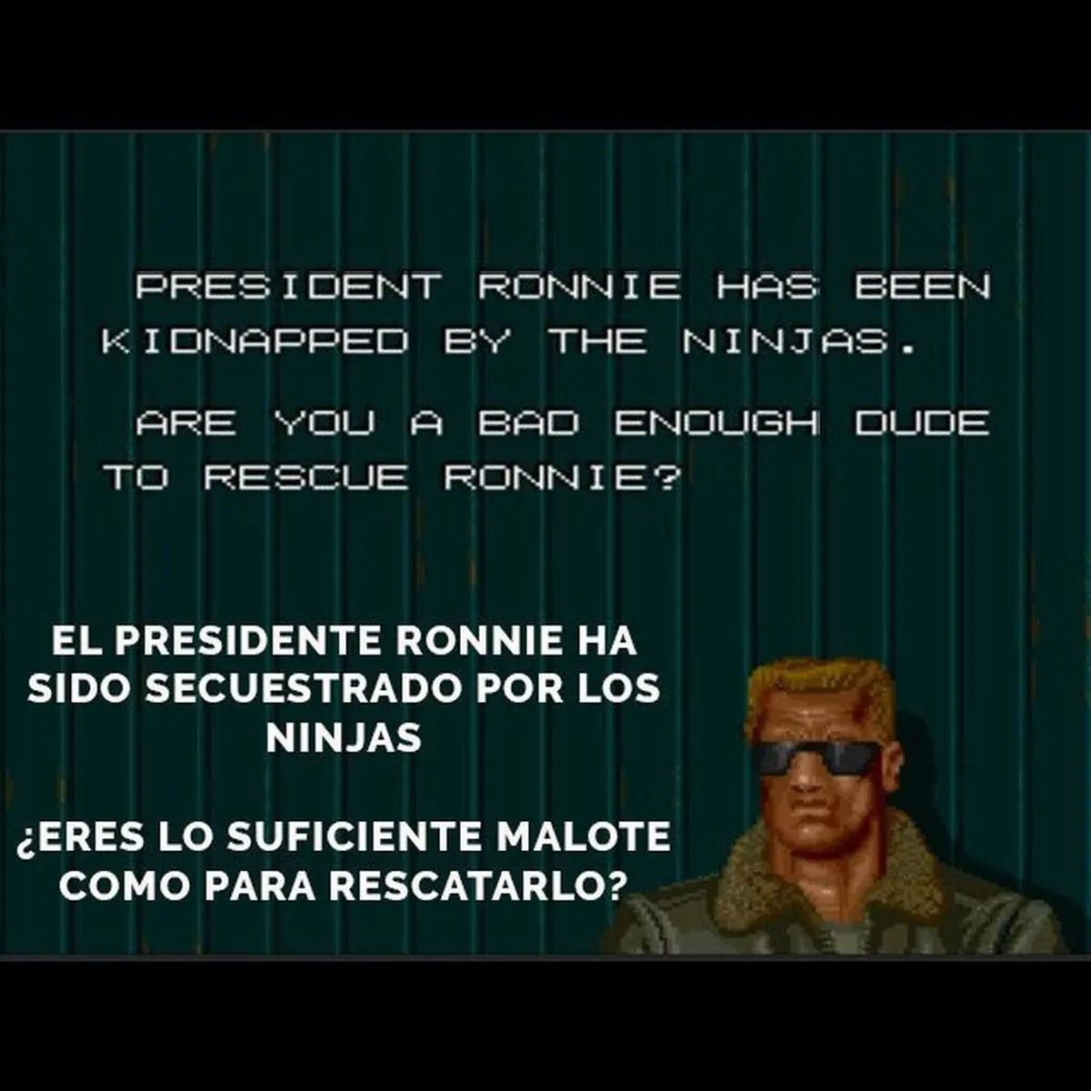 La única trama que necesitábamos en los juegos de antes