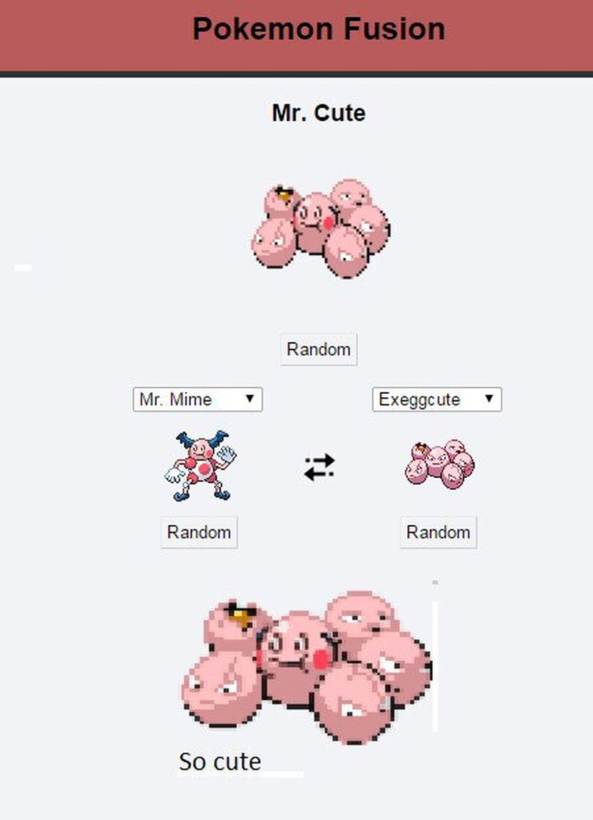 Poke Fusion Cute 