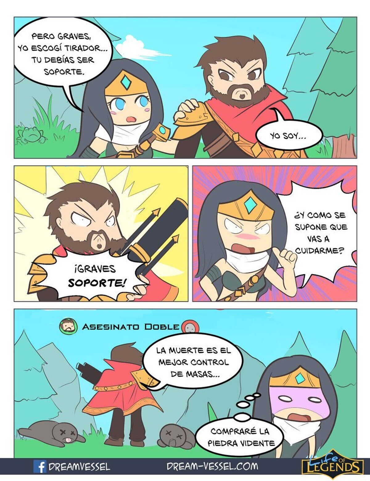 Así son todos los supports con decreto del señor del trueno actualmente