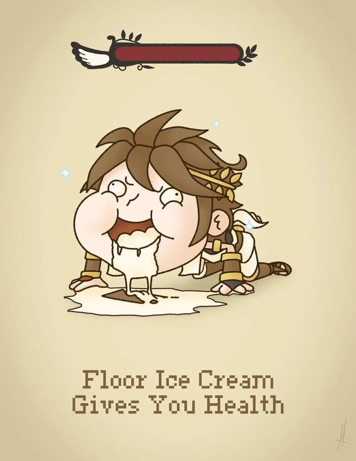 El helado del suelo te da VIDA