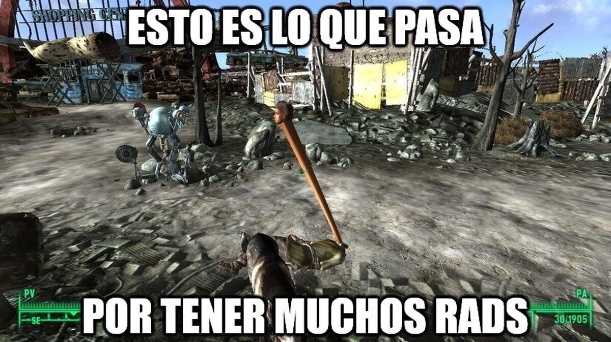 Siempre recuerda tener radaway