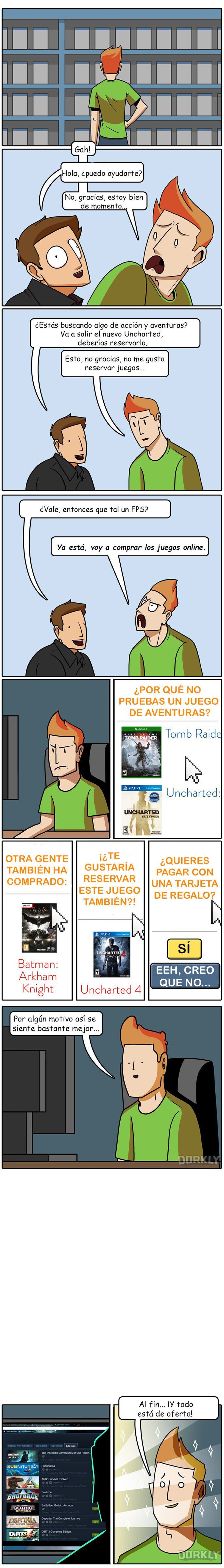 Comprar en tienda vs comprar online
