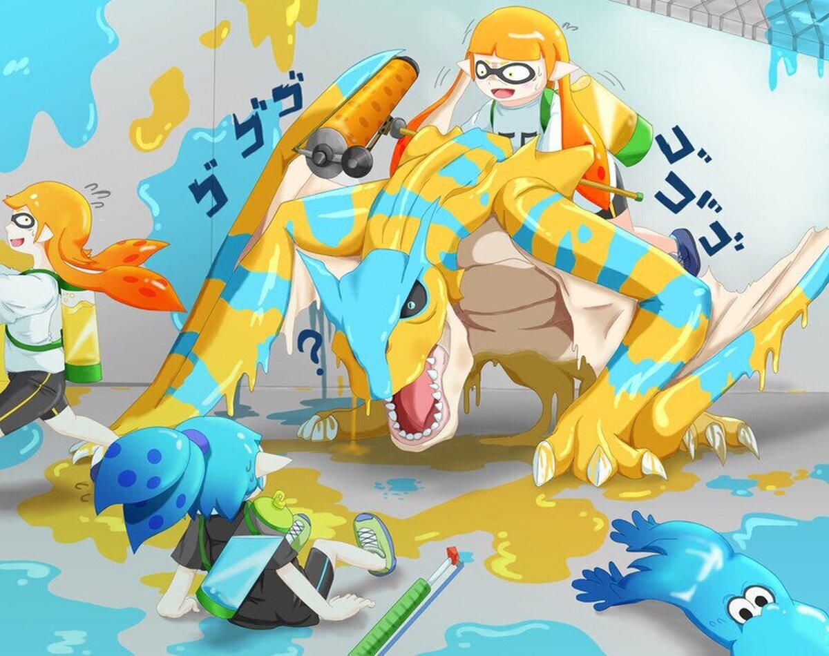 Parece que no solo el Brachydios ha llegado a Splatoon