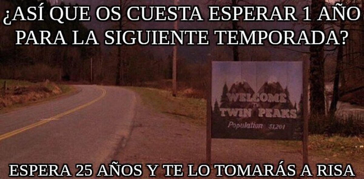 ¿Así que os cuesta esperar 1 año para la siguiente temporada?