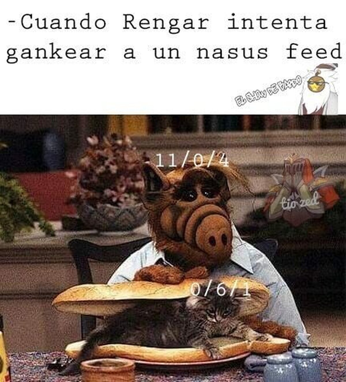 En realidad cualquiera sucumbe ante un Nasus feed
