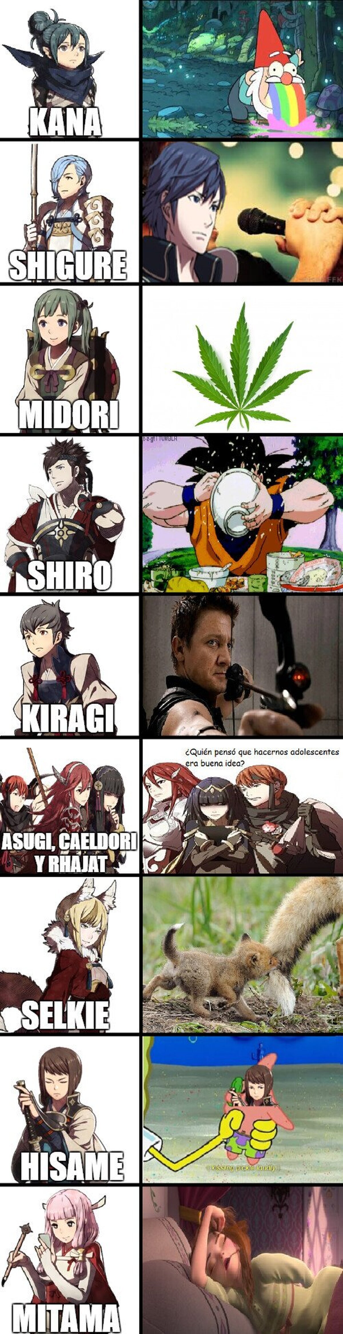 Describiendo a los niños de Hoshido