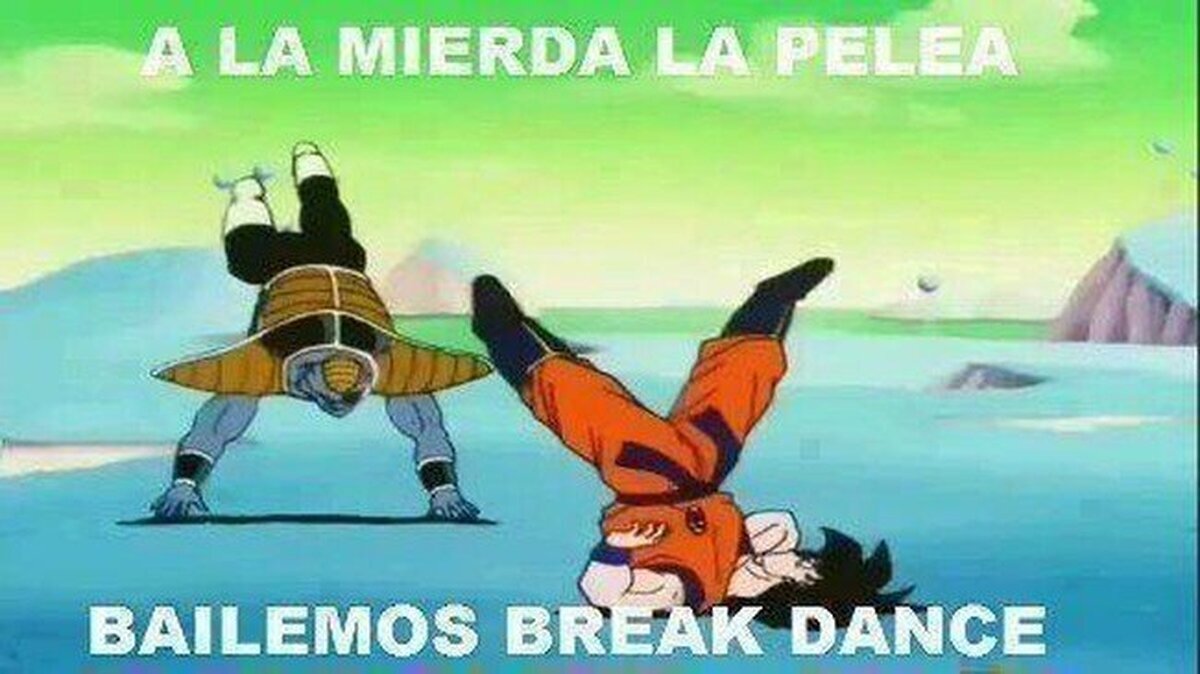 Goku se ha cansado de pelear y se dedica ahora al baile