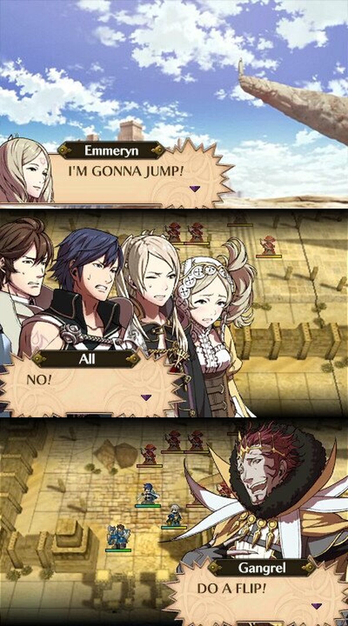 ¡Salta Emmeryn, Plegia quiere eso.!