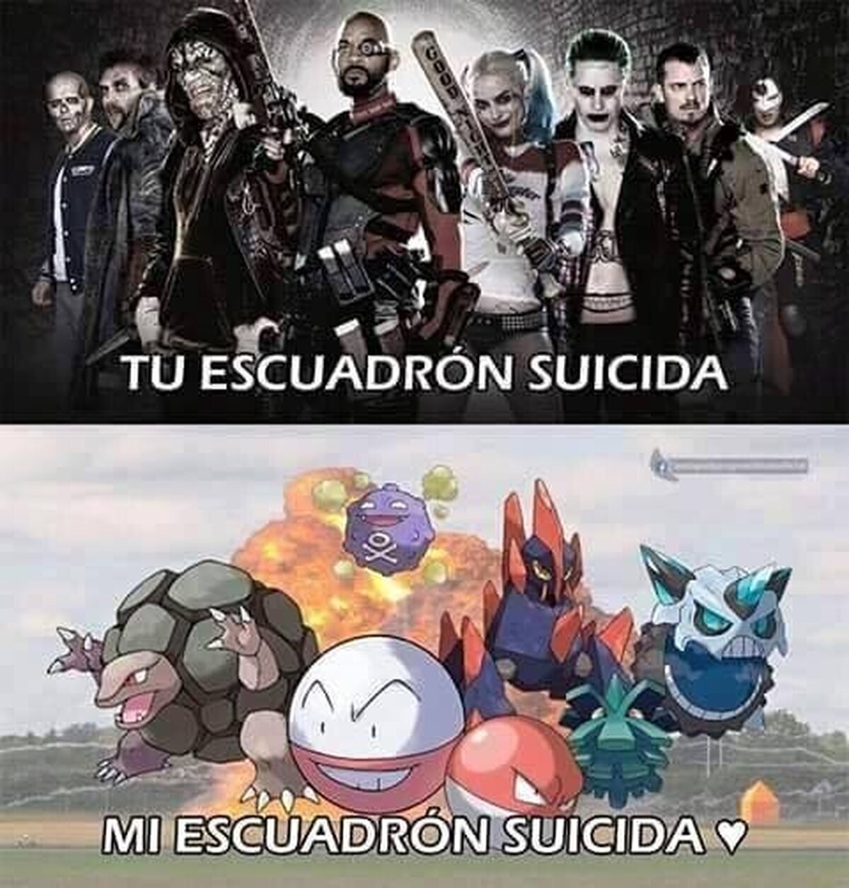 Mejor dicho, escuadrón autodestrucción
