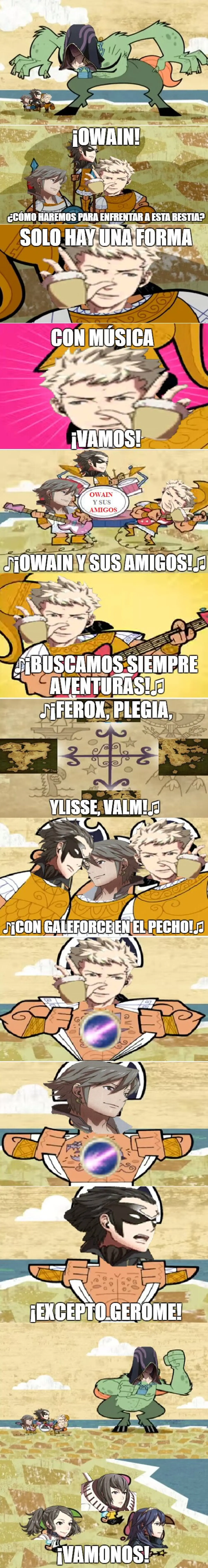 La banda de Owain y sus amigos