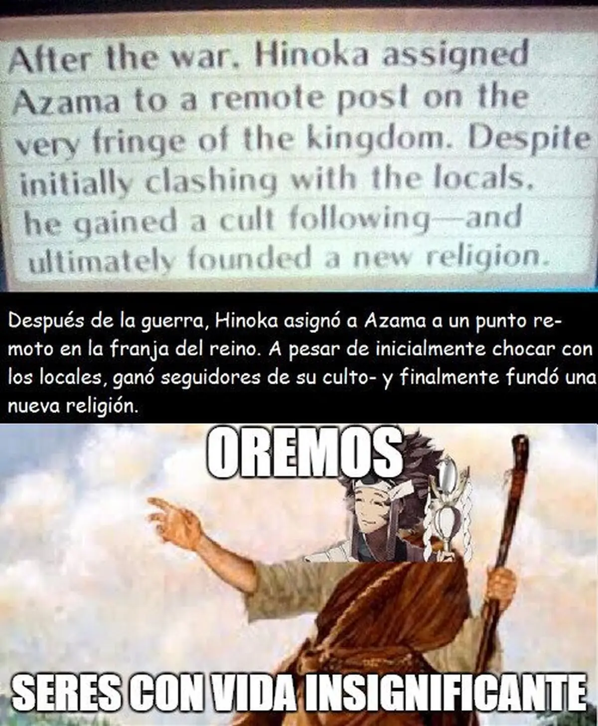 Decidido. Me cambio a la religión de Azama