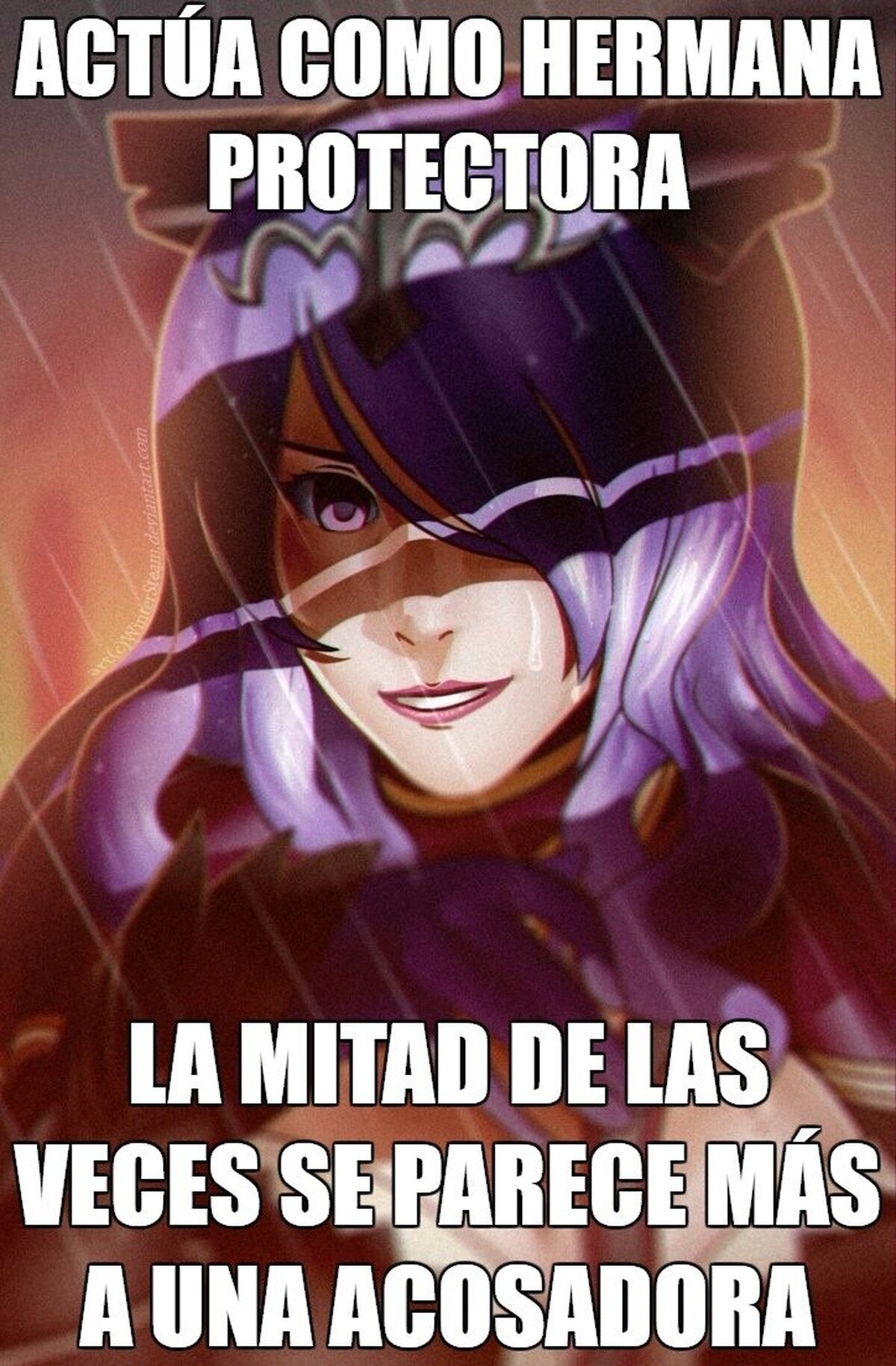 Vale que sea la hermana mayor, pero a veces da miedo