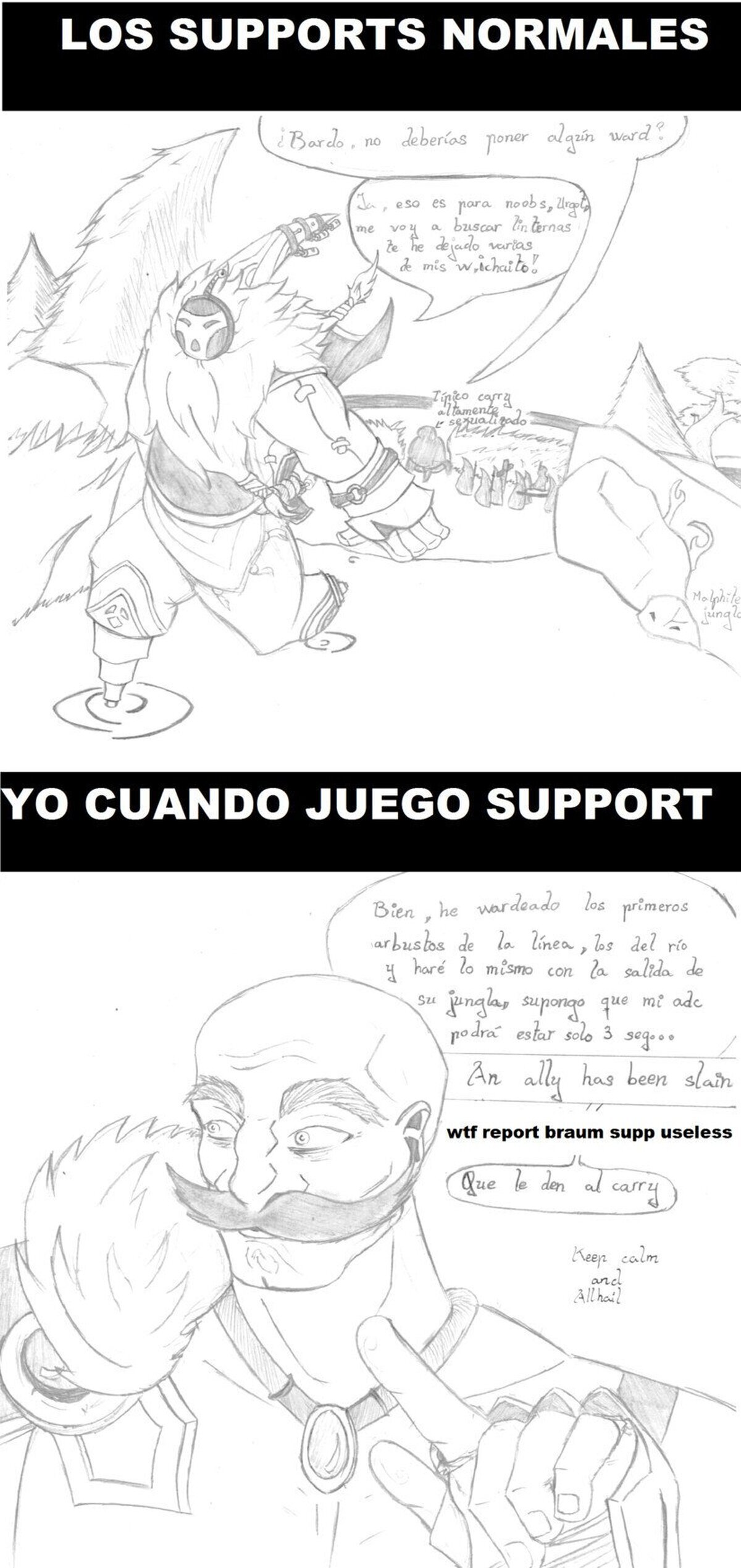 Como en top lane en ningún sitio